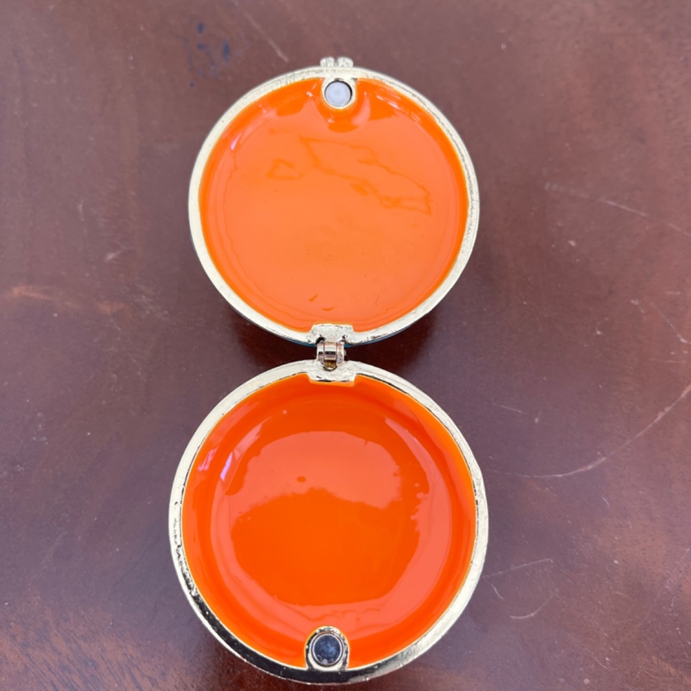 Hand painted ring jar - Picture 3 of 4